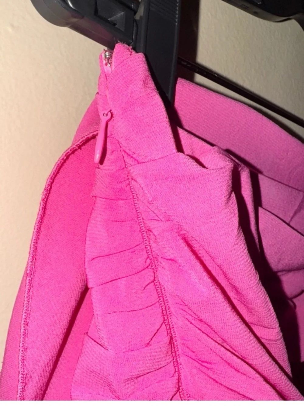 Abercrombie & Fitch Pink Raspberry Rose Rosette Skort / Tank Set Size M